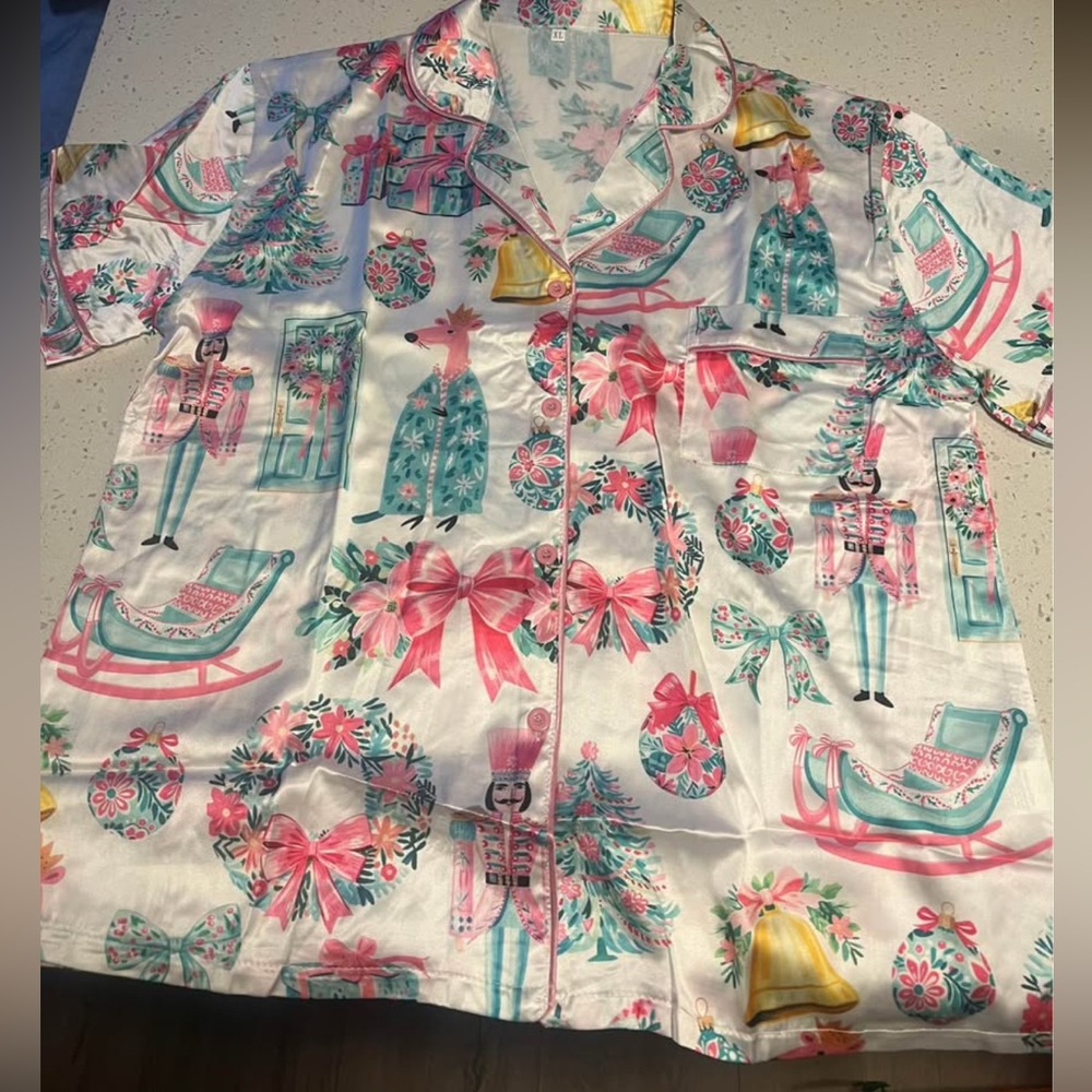 Festive Holiday Nutcracker Pajama Set